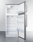 Summit - 28" Wide Top Mount Refrigerator-Freezer With Icemaker | FF1512SSIM