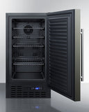 Summit - 18" Wide Built-In All-Refrigerator | FF1843BKS