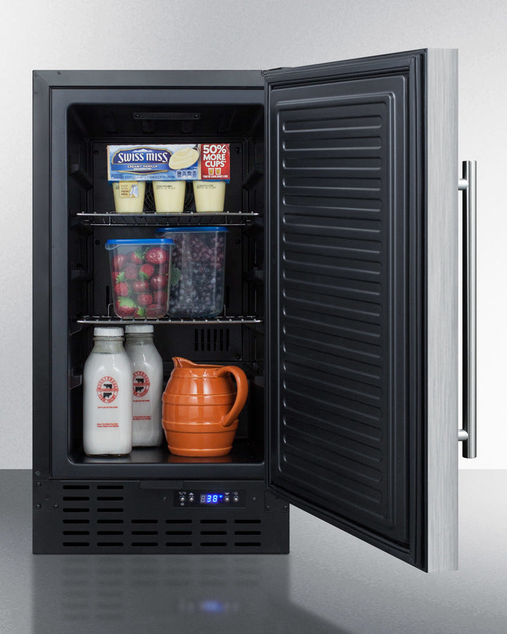 Summit - 18" Wide Built-In All-Refrigerator | FF1843BSS