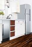 Summit - 18" Wide Built-In All-Refrigerator | FF1843BSS