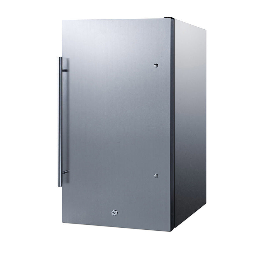 Summit - Shallow Depth Outdoor Built-In All-Refrigerator | SPR196OSCSS