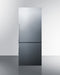 Summit - 28" Wide Bottom Freezer Refrigerator | FFBF286SS