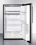 Summit - 19" Wide Refrigerator-Freezer, ADA Compliant | FF433ESSSHVADA