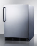 Summit - 24" Wide Built-In All-Refrigerator | FF63BKCSS