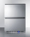 Summit - 24" Wide Built-In 2-Drawer All-Refrigerator | FF642D
