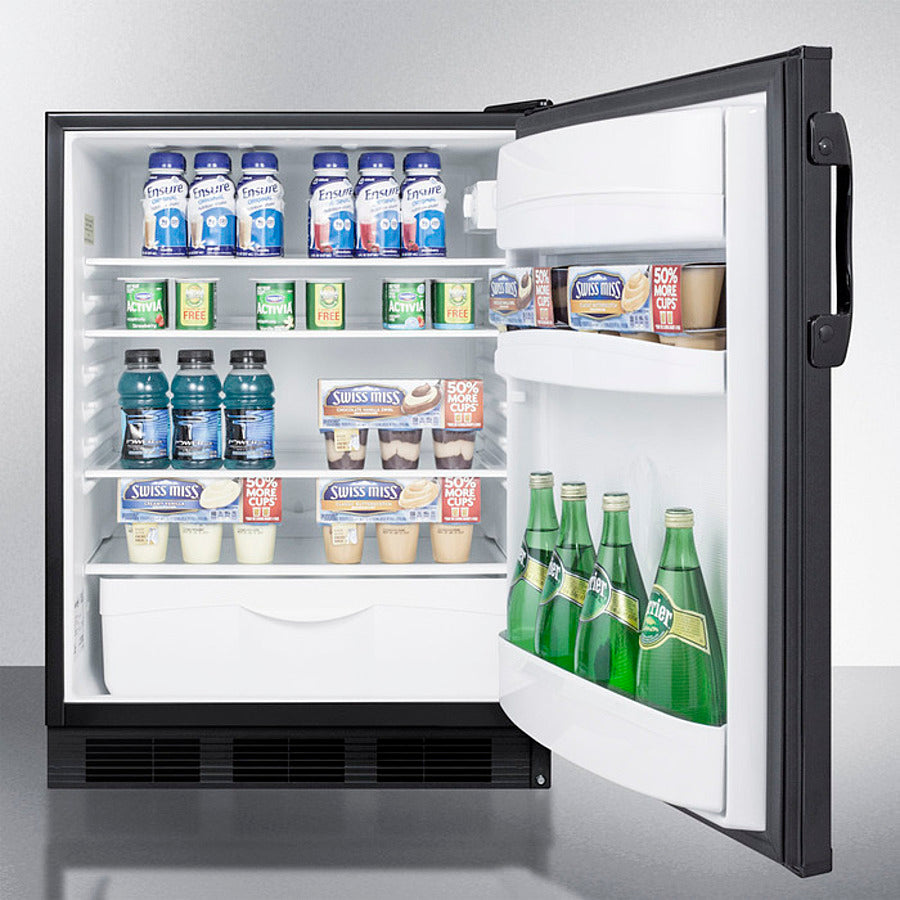 Accucold Summit - 24" Wide Built-in All-refrigerator, ADA Compliant | FF6BKBIADA