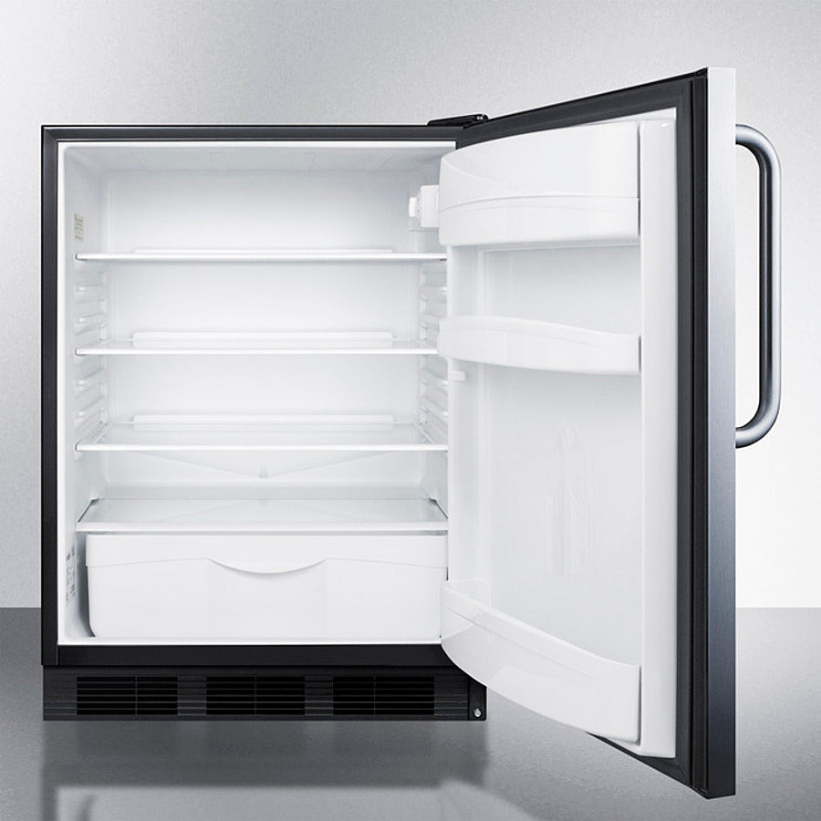 Summit - 24" Wide Built-In All-Refrigerator, ADA Compliant | FF6BK7CSSADA