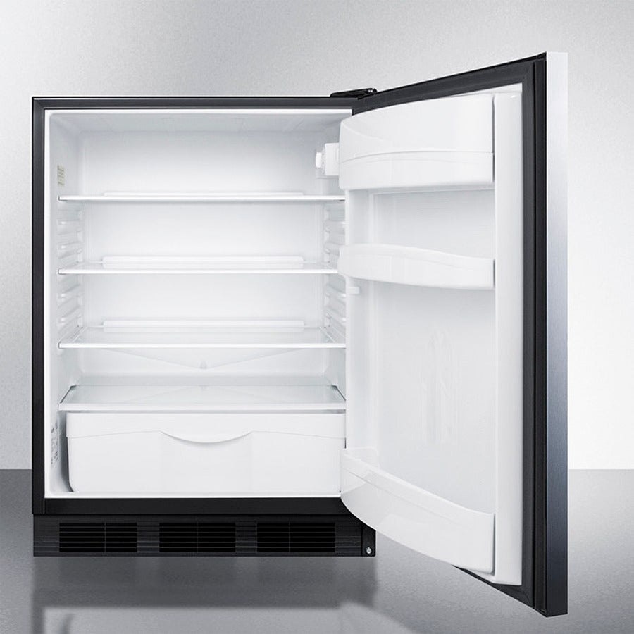 Summit - 24" Wide Built-In All-Refrigerator | FF6BK7SSHH