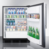 Summit - 24" Wide Built-In All-Refrigerator, ADA Compliant | FF6BKBI7SSHVADA