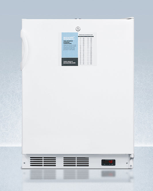 Accucold Summit - 24" Wide All-Refrigerator, ADA Compliant | FF6LWPROADA