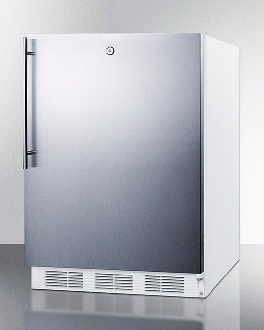 Summit - 24" Wide Built-In All-Refrigerator, ADA Compliant | FF6LWBI7SSHVADA