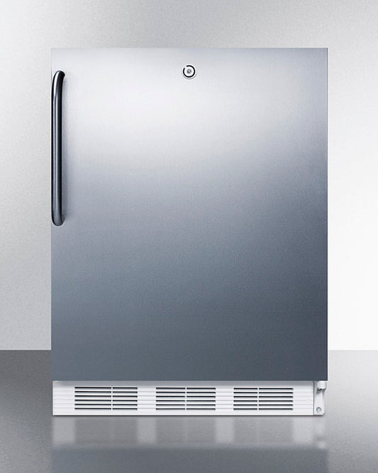 Summit - 24" Wide Built-In All-Refrigerator, ADA Compliant | FF6LWBI7SSTBADA