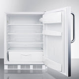 Summit - 24" Wide Built-In All-Refrigerator, ADA Compliant | FF6LWBI7SSTBADA