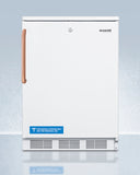 Summit - 24" Wide All-Refrigerator with Antimicrobial Pure Copper Handle | FF6LWTBC