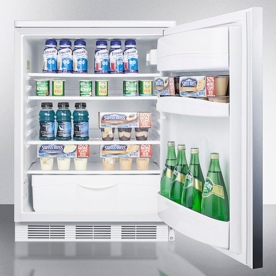 Summit - 24" Wide Built-In All-Refrigerator | FF6WBISSHH