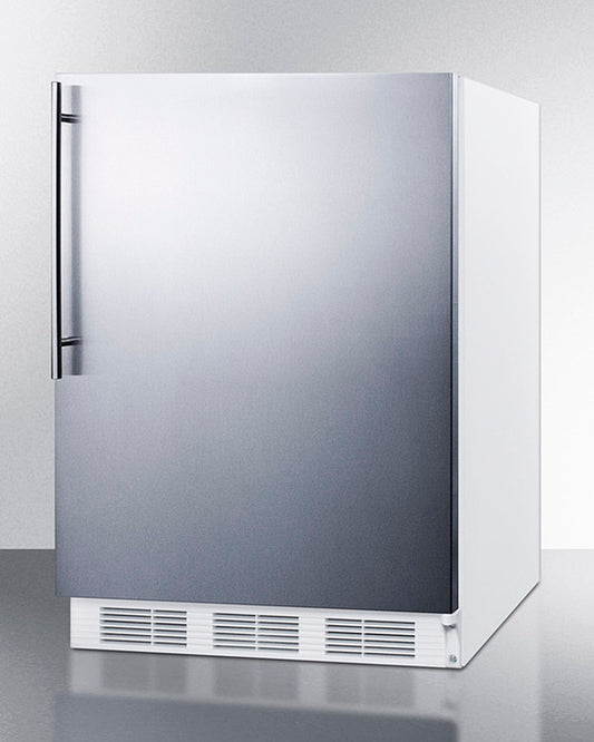 Summit - 24" Wide Built-In All-Refrigerator, ADA Compliant | FF6WBI7SSHVADA