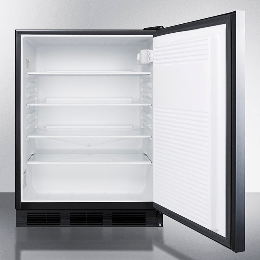 Summit - 24" Wide All-Refrigerator, ADA Compliant | FF7BKSSHHADA