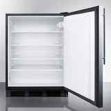 Summit - 24" Wide Built-In All-Refrigerator, ADA Compliant | AL752BKBISSHV