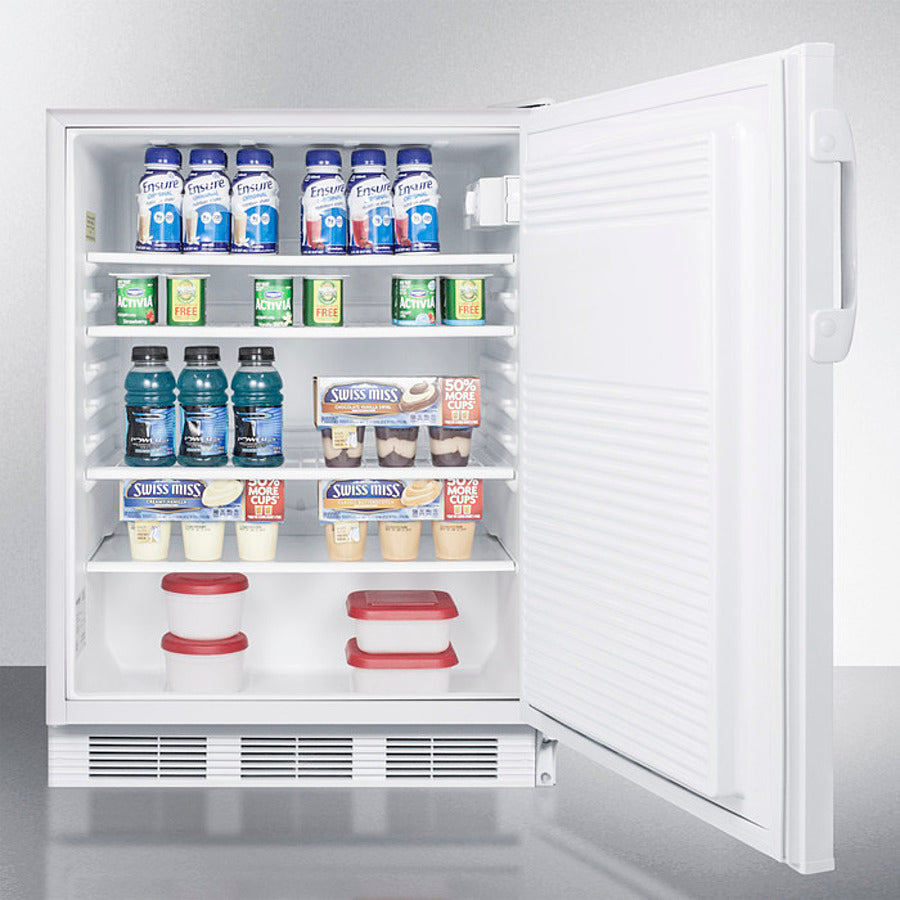 Summit - 24" Wide Built-In All-Refrigerator, ADA Compliant | FF7LWBIADA