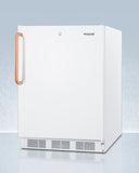 Summit - 24" Wide Built-In All-Refrigerator with Antimicrobial Pure Copper Handle, ADA Compliant | FF7LWBITBCADA