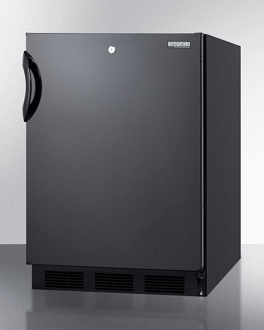 Summit - 24" Wide Built-In All-Refrigerator, ADA Compliant | FF7LBLKBIADA