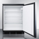 Summit - 24" Wide Built-In All-Refrigerator | FF7LBLKBIIF