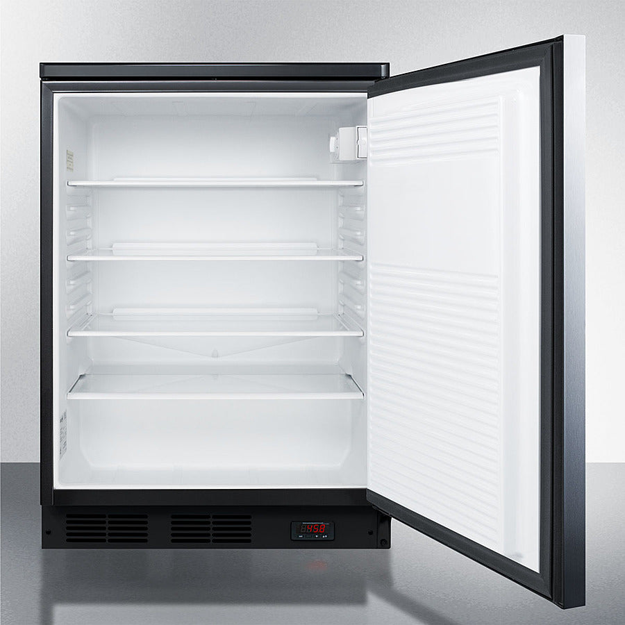 Summit - 24" Wide Built-In Pub Cellar | FF7LBLKBIPUBSSHH
