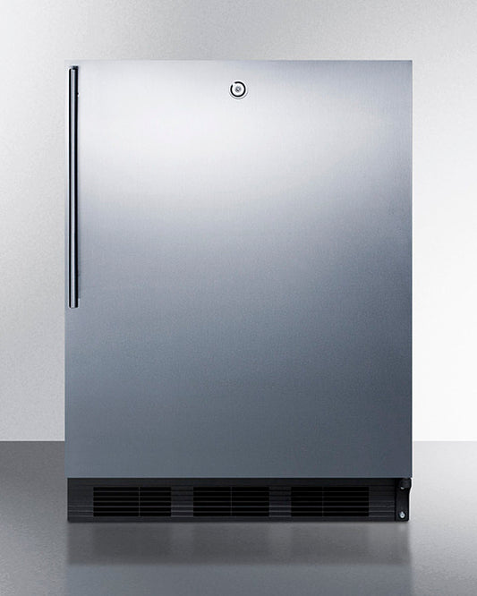 Summit - 24" Wide Built-In All-Refrigerator, ADA Compliant | FF7LBLKBISSHVADA