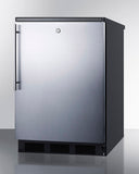 Summit - 24" Wide Built-In All-Refrigerator | FF7LBLKBISSHV