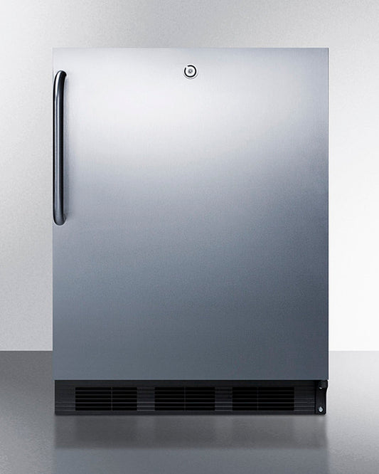 Summit - 24" Wide Built-In All-Refrigerator, ADA Compliant | FF7LBLKBISSTBADA