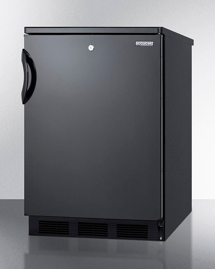 Summit - 24" Wide All-Refrigerator | FF7LBLK