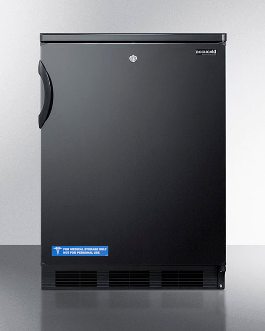 Summit - 24" Wide Built-In All-Refrigerator | FF7LBLKBI