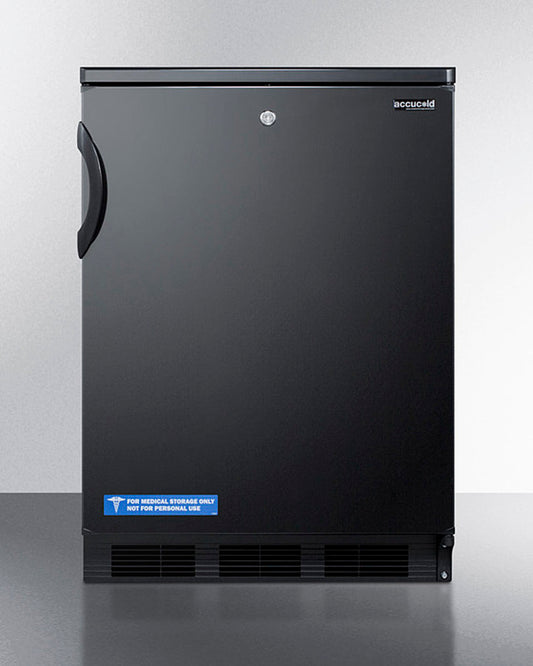 Summit - 24" Wide All-Refrigerator | FF7LBLK