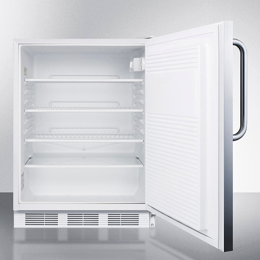 Summit - 24" Wide Built-In All-Refrigerator, ADA Compliant |  FF7LWCSSADA