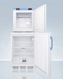 Summit - 24" Wide All-Refrigerator/All-Freezer Combination | FF7LW-FS24LSTACKMED2