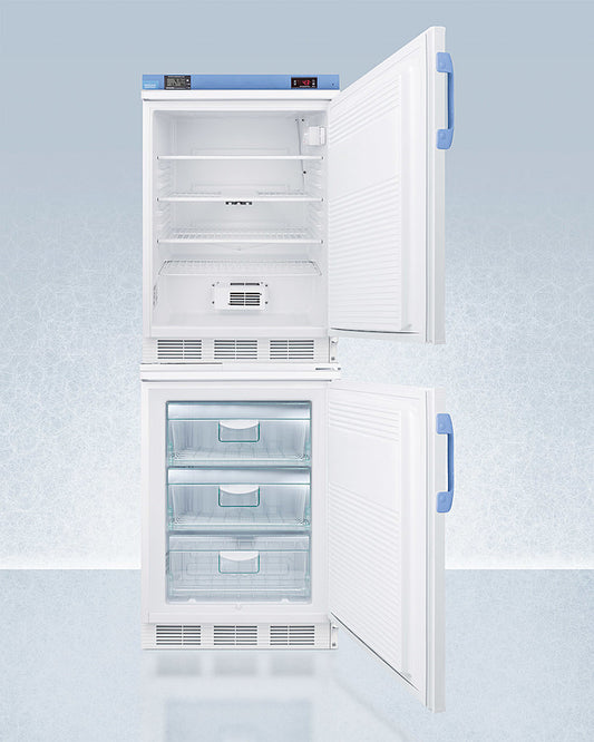 Summit - 24" Wide All-Refrigerator/All-Freezer Combination | FF7LW-VT65MLSTACKMED2