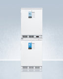 Summit - 24" Wide All-Refrigerator/All-Freezer Combination | FF7LW-VT65MLSTACKPRO