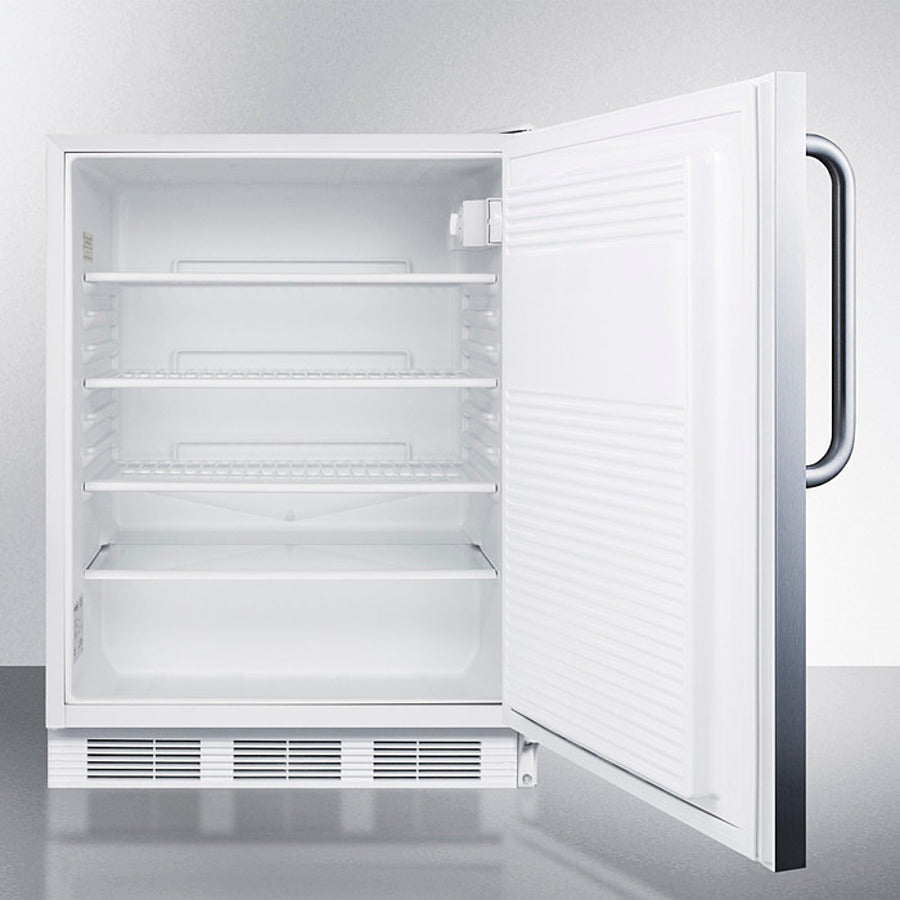 Summit - 24" Wide Built-In All-Refrigerator, ADA Compliant | FF7LWBISSTBADA