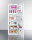 Summit - 22" Wide Top Mount Refrigerator-Freezer | FF946WLLF2