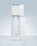 Summit - 24" Wide All-Refrigerator/All-Freezer Combination | FFAR10-FS30LSTACKMED2