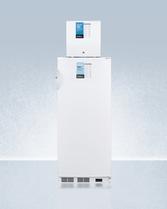 Accucold Summit - 24" Wide All-Refrigerator/All-Freezer Combination | FFAR10-FS24LSTACKPRO