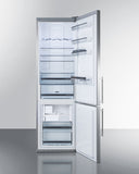 Summit - 24" Wide Bottom Freezer Refrigerator With Icemaker | FFBF181ESIM