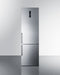 Summit - 24" Wide Built-In Bottom Freezer Refrigerator With Icemaker | FFBF181ESBIIM