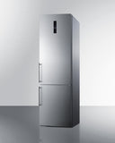 Summit - 24" Wide Bottom Freezer Refrigerator With Icemaker | FFBF181ESIM