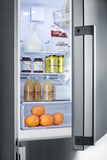 Summit - 24" Wide Bottom Freezer Refrigerator | FFBF246SS
