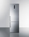 Summit - 24" Wide Built-In Bottom Freezer Refrigerator With Icemaker | FFBF249SSBIIM