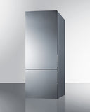 Summit - 28" Wide Bottom Freezer Refrigerator | FFBF279SS