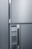 Summit - 28" Wide Bottom Freezer Refrigerator | FFBF279SS