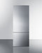 Summit - 28" Wide Built-In Bottom Freezer Refrigerator | FFBF279SSBI