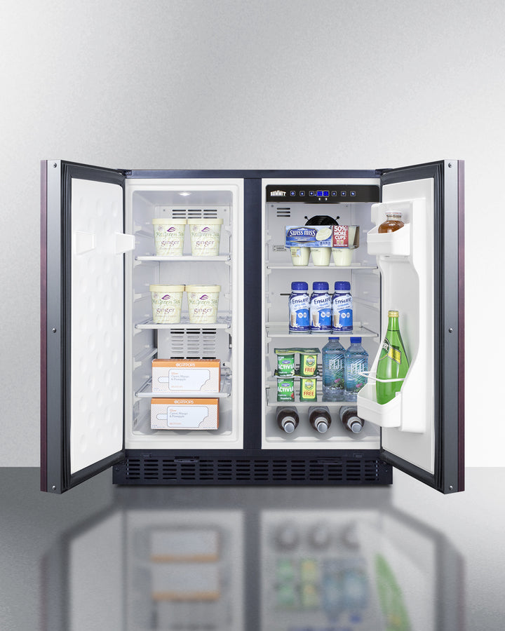 Summit -30" Wide Built-In Refrigerator-Freezer | FFRF3070BIF